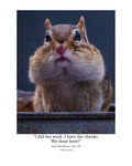 Chipmunk Wildlife Photography Print | Tiny Desk Photos No. 170