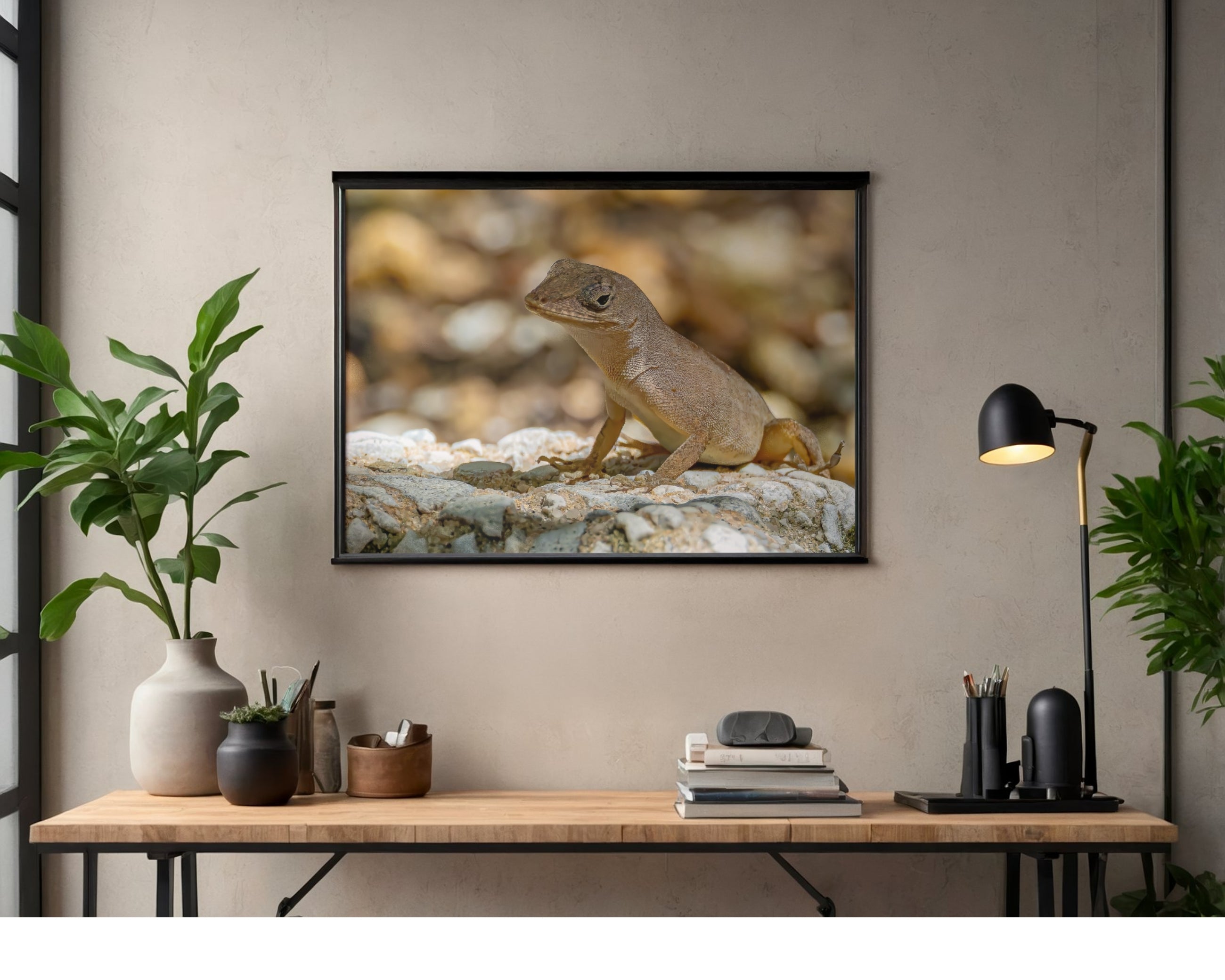Anole Lizard Wildlife Photography Print | Tiny Desk Photos No. 20